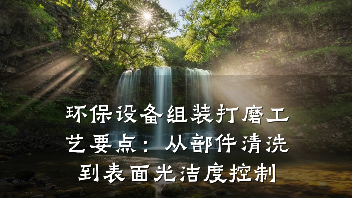 环保设备组装打磨工艺要点：从部件清洗到表面光洁度控制