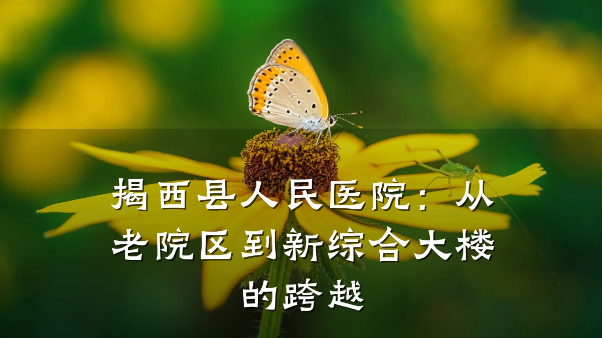 揭西县人民医院:从老院区到新综合大楼的跨越