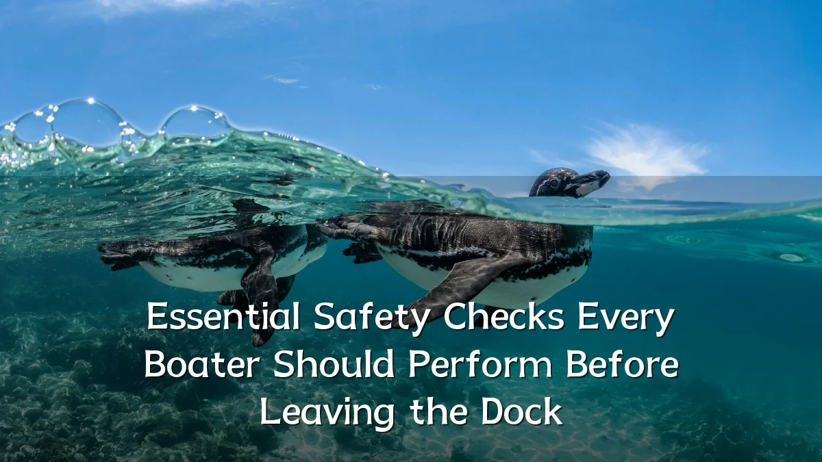 Essential Safety Checks Every Boater Should Perform Before Leaving the Dock