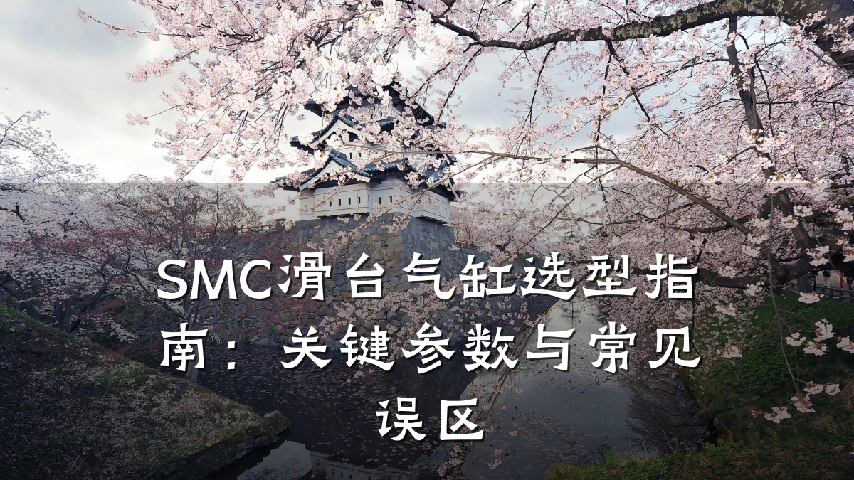 SMC滑台气缸选型指南:关键参数与常见误区