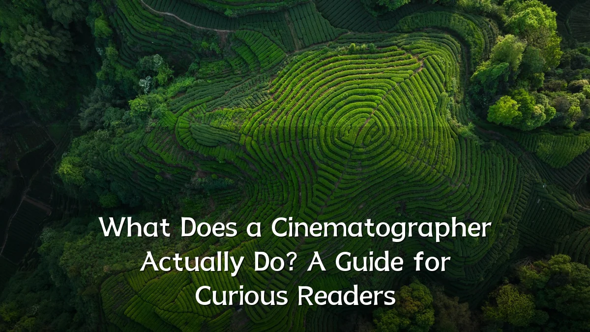 What Does a Cinematographer Actually Do? A Guide for Curious Readers