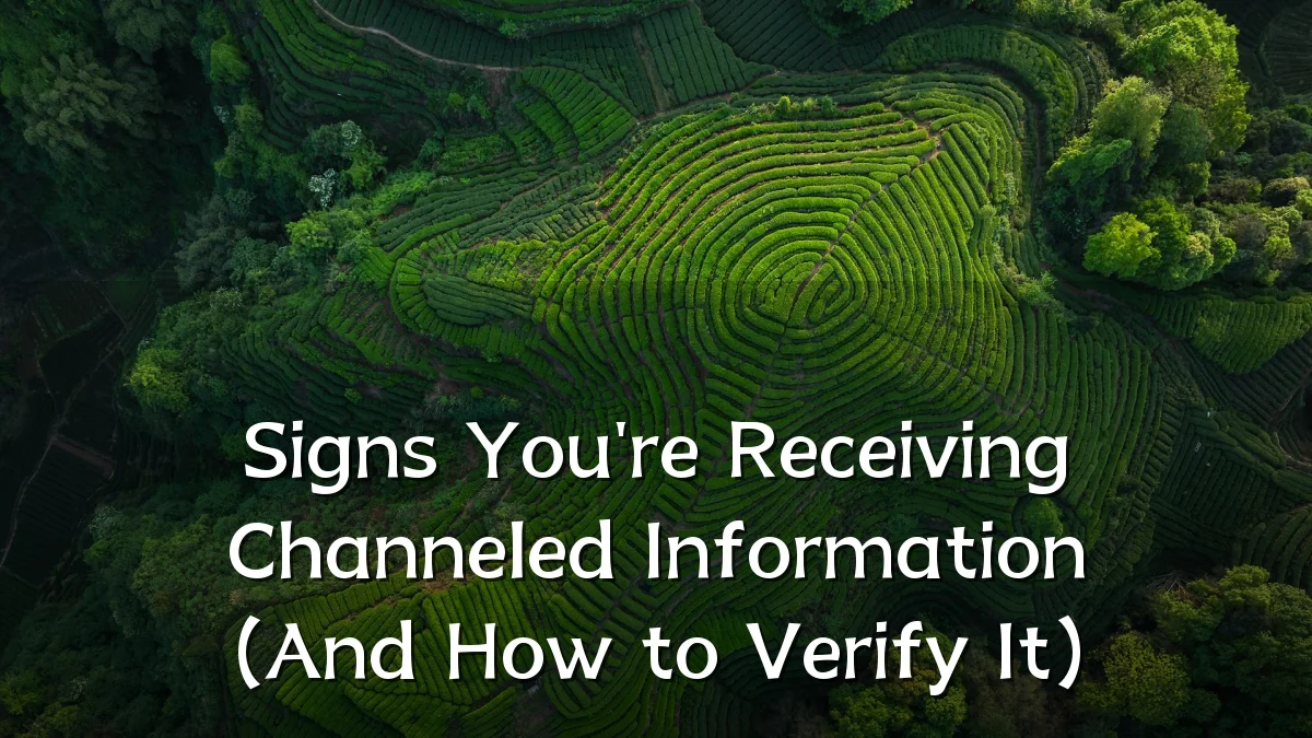 Signs You're Receiving Channeled Information (And How to Verify It)