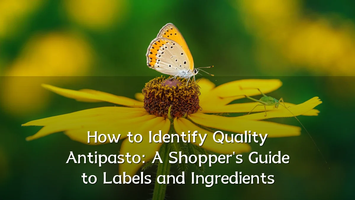 How to Identify Quality Antipasto: A Shopper's Guide to Labels and Ingredients