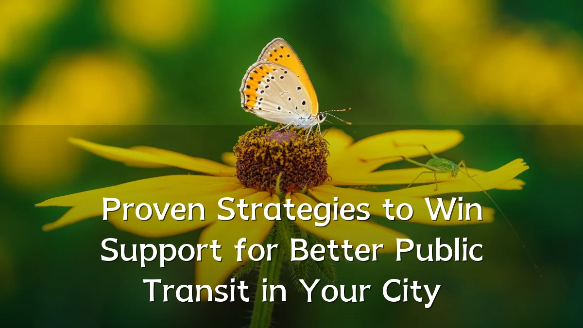 Proven Strategies to Win Support for Better Public Transit in Your City