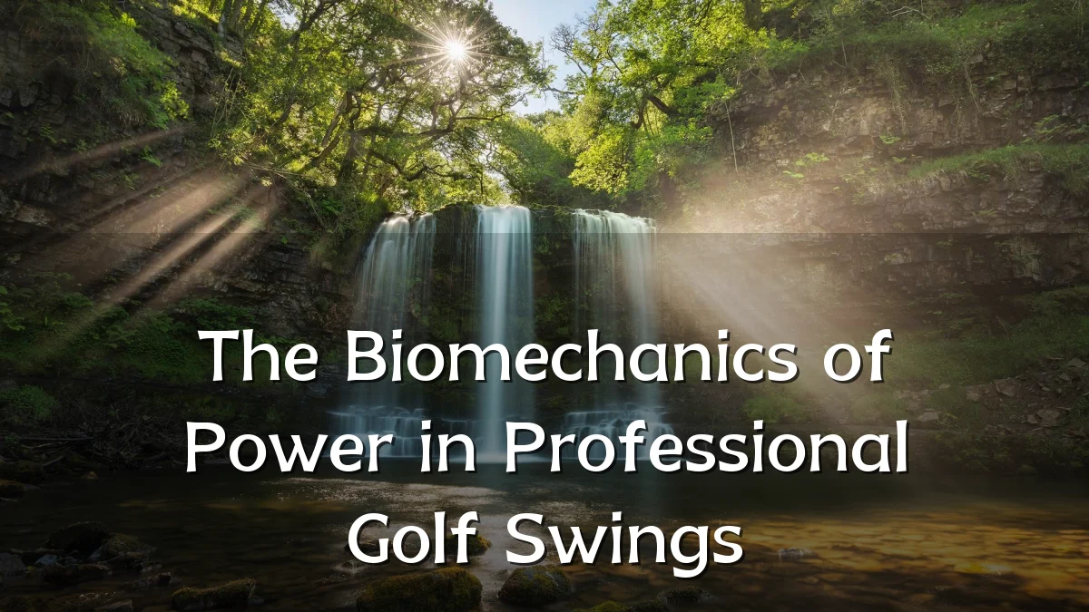 The Biomechanics of Power in Professional Golf Swings