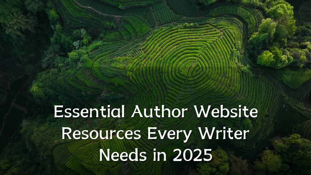 Essential Author Website Resources Every Writer Needs in 2025
