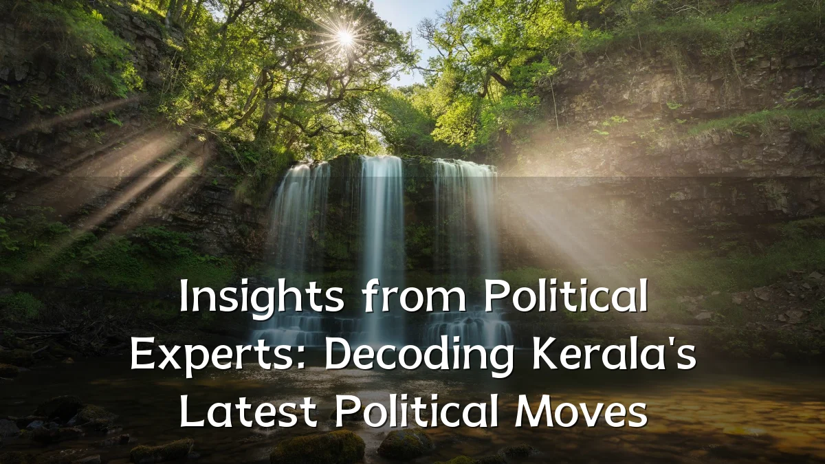 Insights from Political Experts: Decoding Kerala's Latest Political Moves