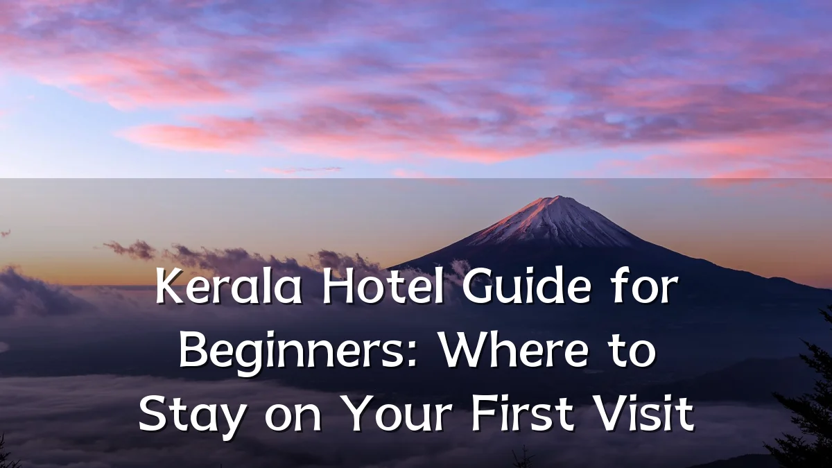 Kerala Hotel Guide for Beginners: Where to Stay on Your First Visit