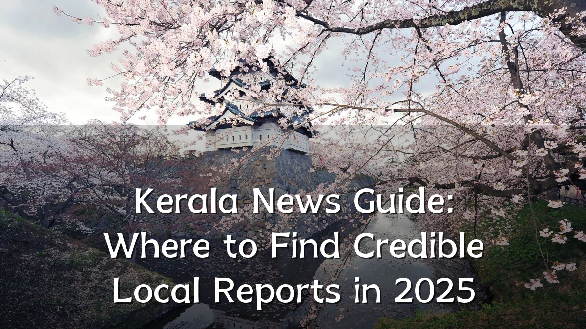Kerala News Guide: Where to Find Credible Local Reports in 2025