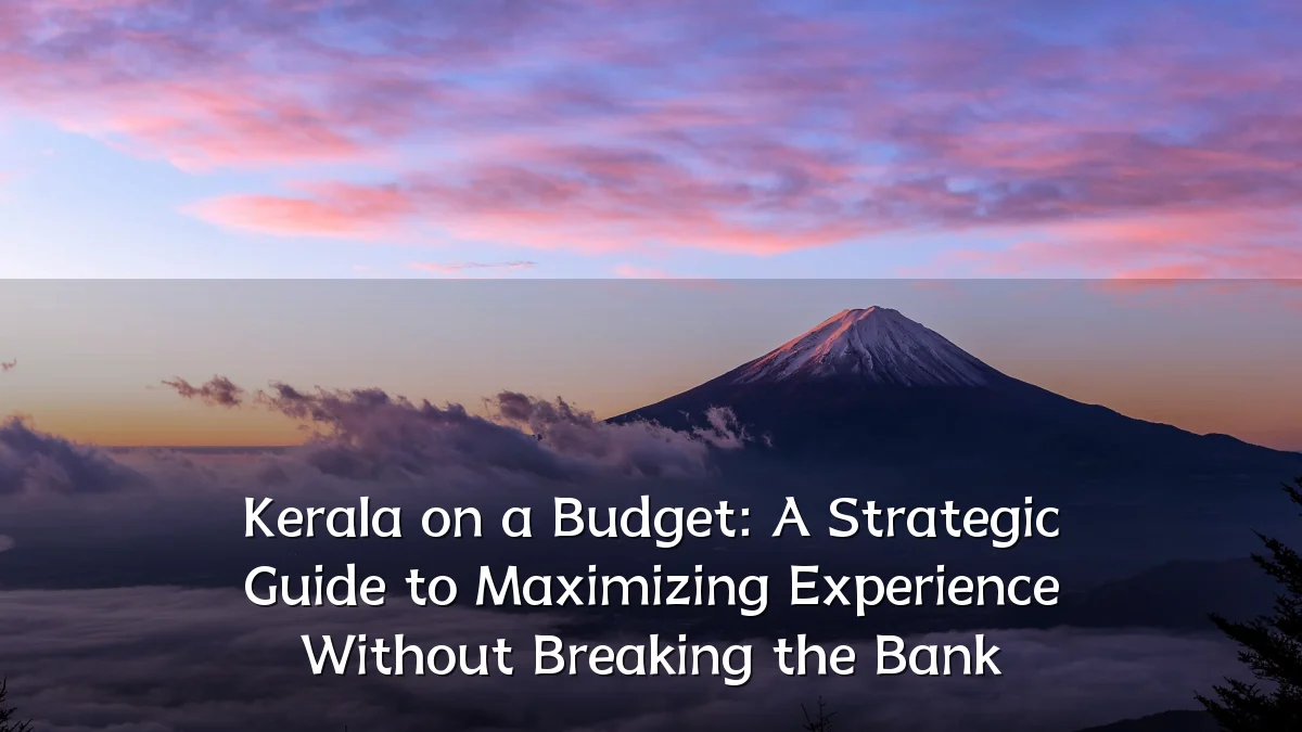Kerala on a Budget: A Strategic Guide to Maximizing Experience Without Breaking the Bank
