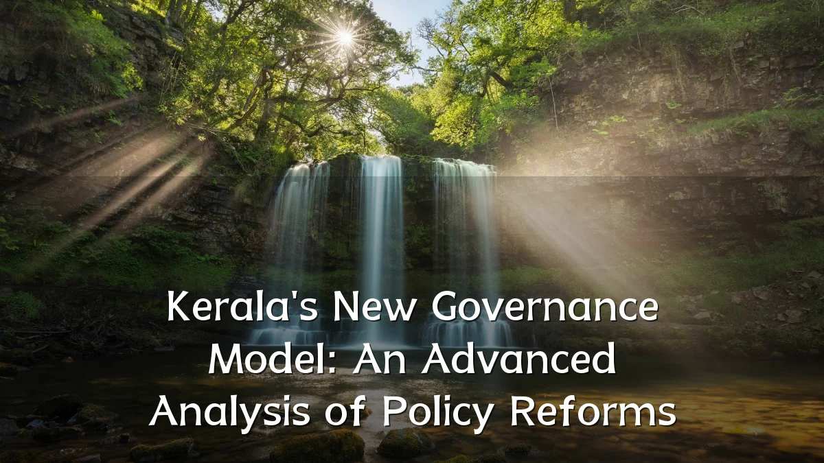 Kerala's New Governance Model: An Advanced Analysis of Policy Reforms