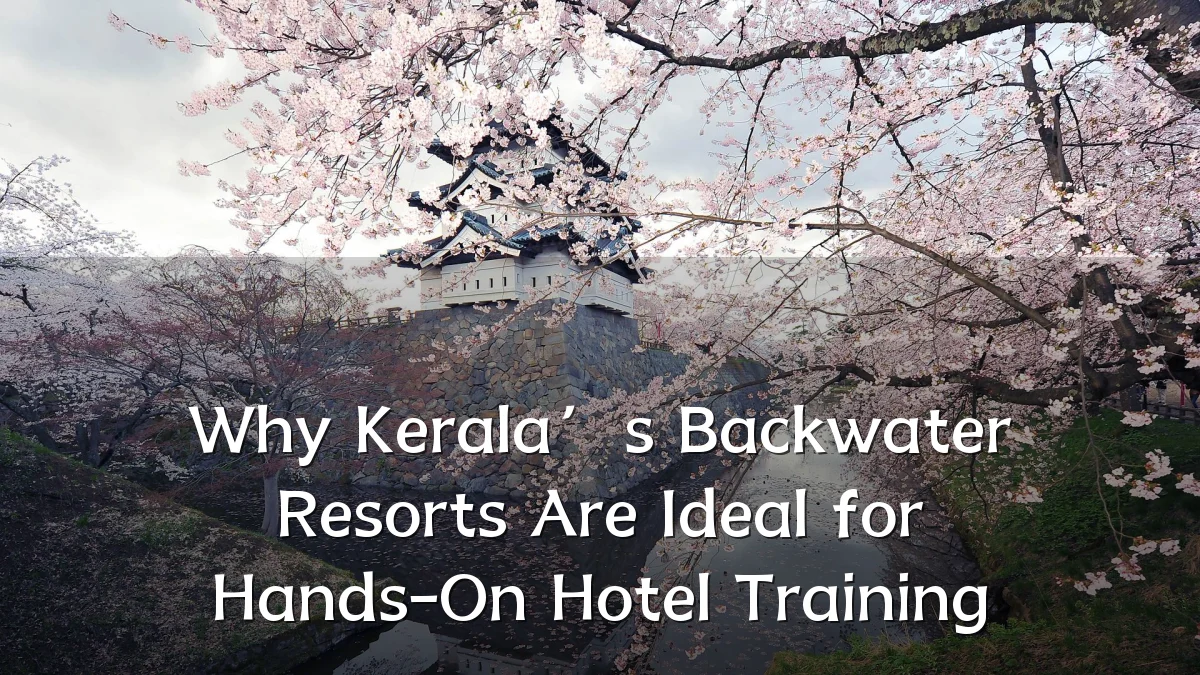 Why Kerala’s Backwater Resorts Are Ideal for Hands-On Hotel Training