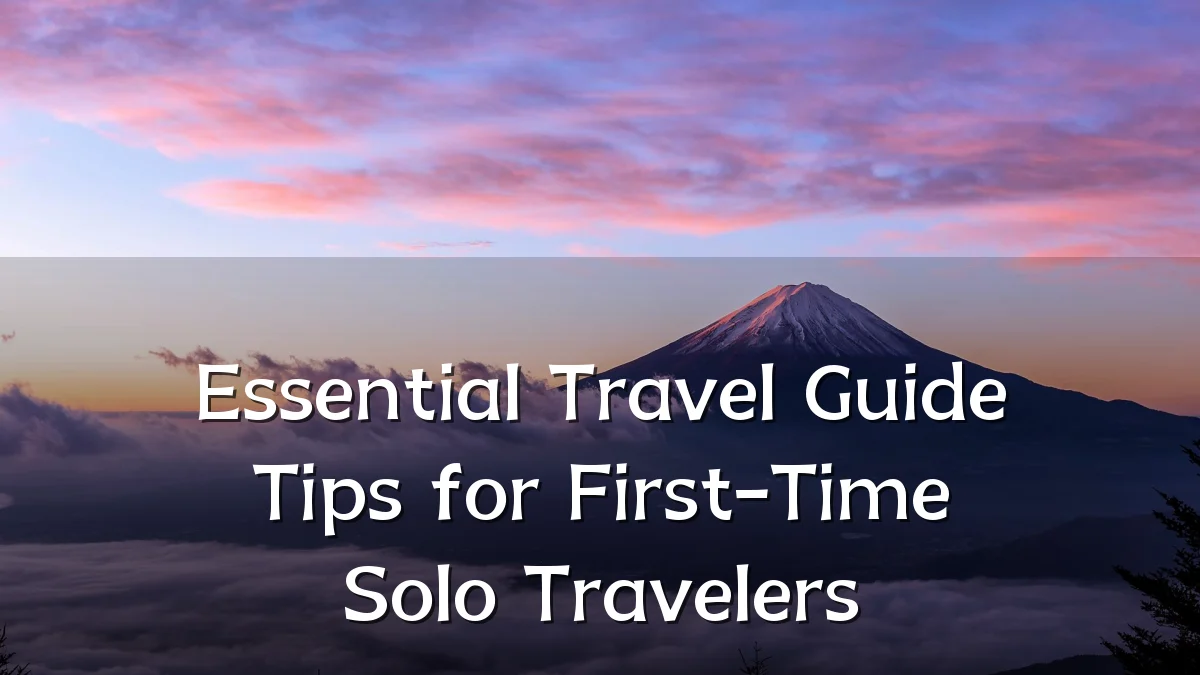 Essential Travel Guide Tips for First-Time Solo Travelers