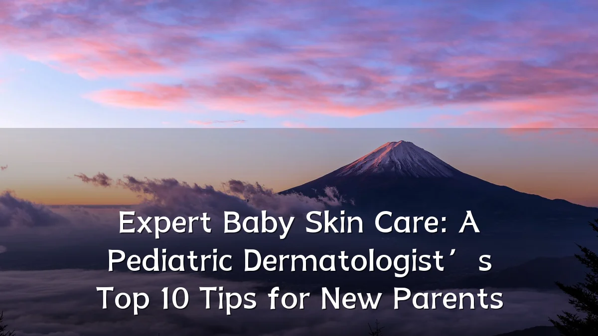 Expert Baby Skin Care: A Pediatric Dermatologist’s Top 10 Tips for New Parents