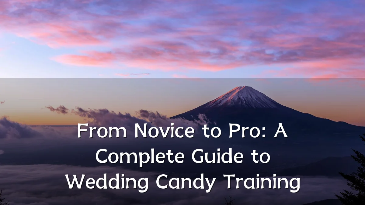 From Novice to Pro: A Complete Guide to Wedding Candy Training