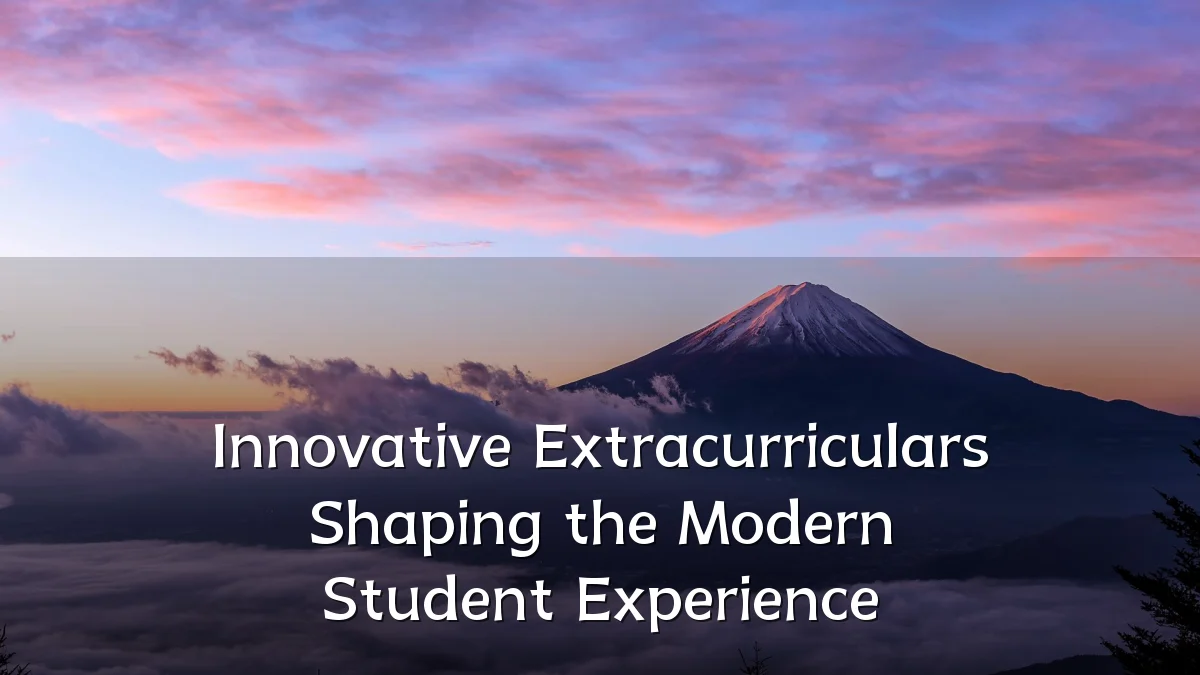Innovative Extracurriculars Shaping the Modern Student Experience