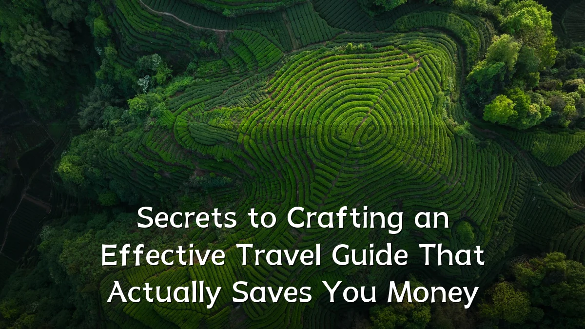 Secrets to Crafting an Effective Travel Guide That Actually Saves You Money